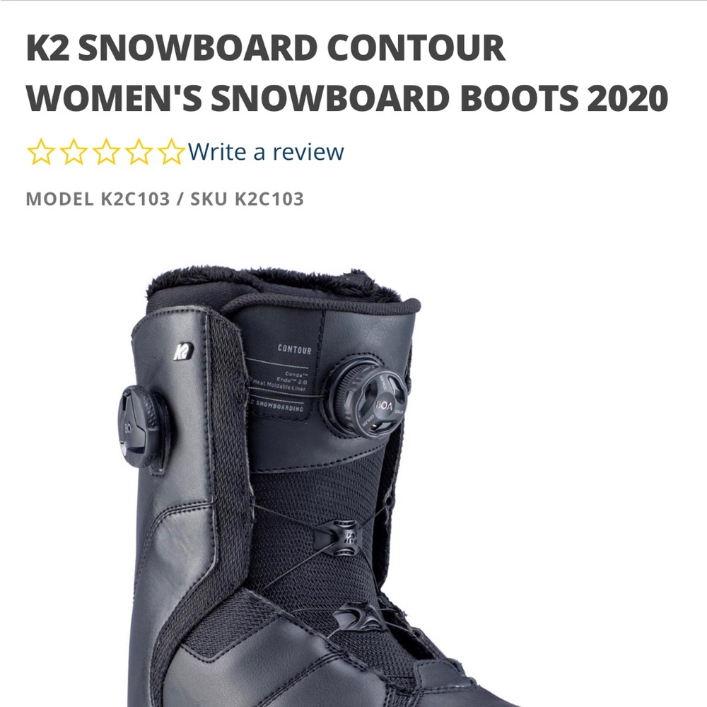 Women snowboard boot